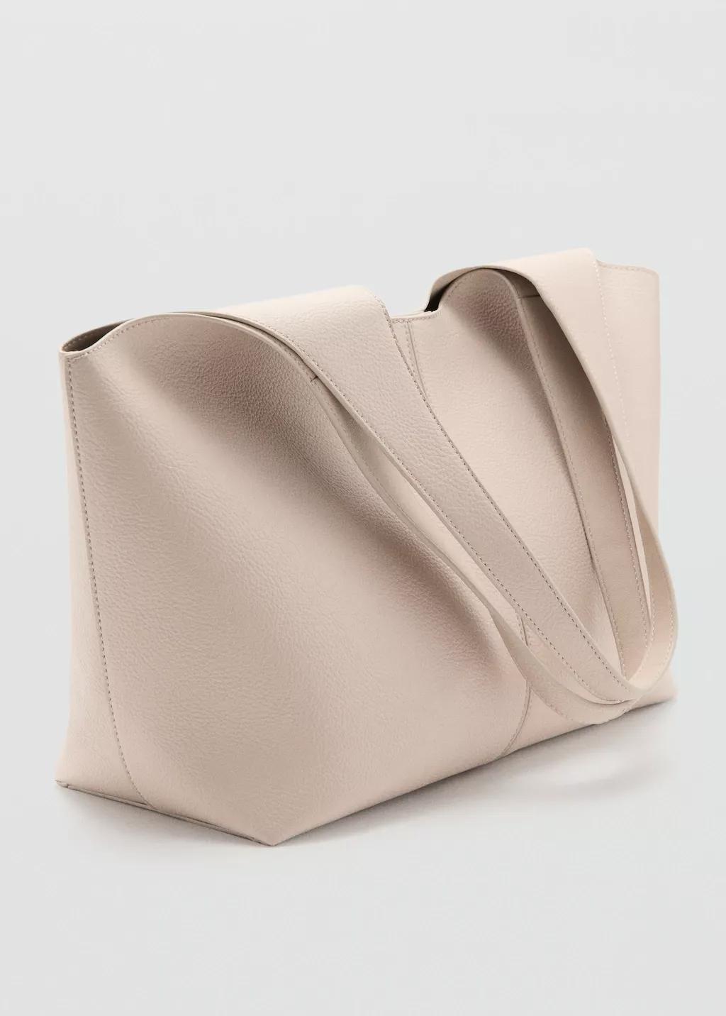 White Large Shopper Bag, 0201_02, medium