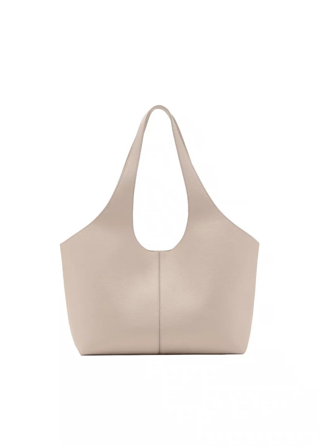 White Large Shopper Bag, 0201_02, medium