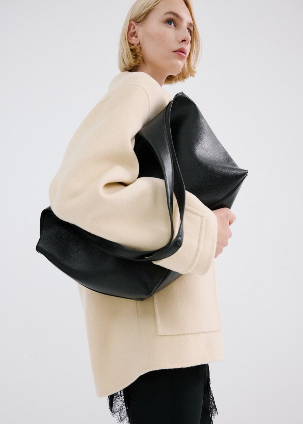 Black Large Shopper Bag, 0201_99, medium