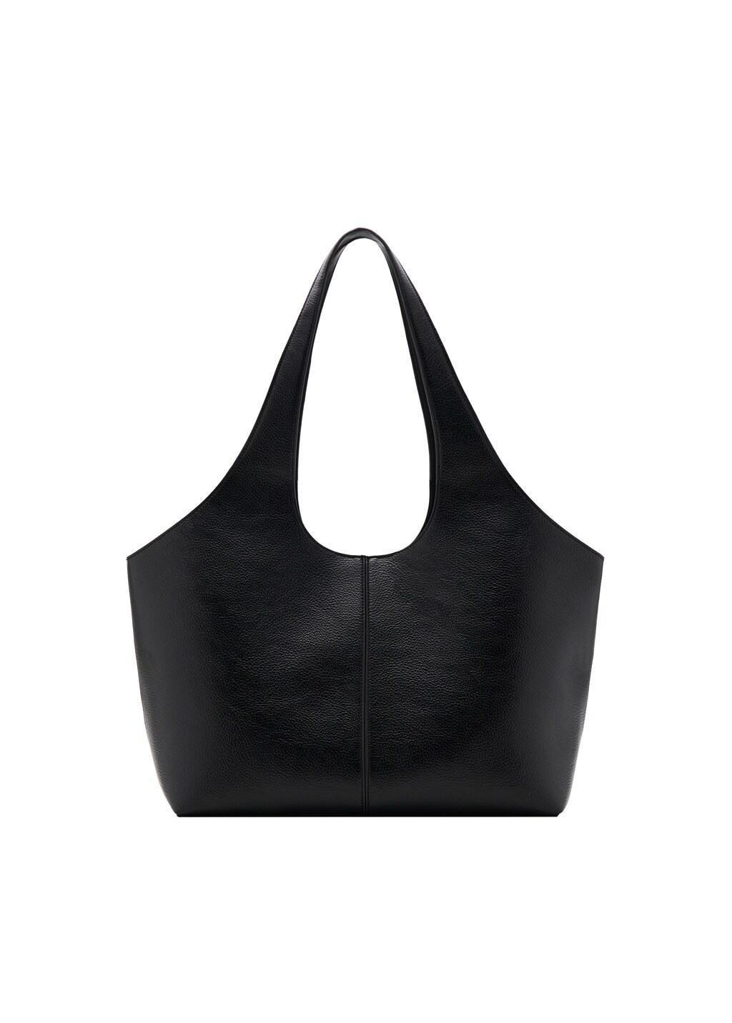 Black Large Shopper Bag, 0201_99, large image number 3