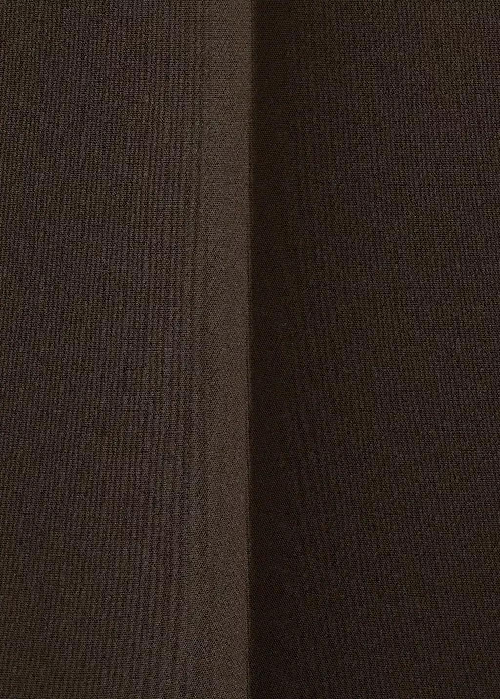 Brown Mid-Rise Flare Trousers, Dark Brown, large image number 4