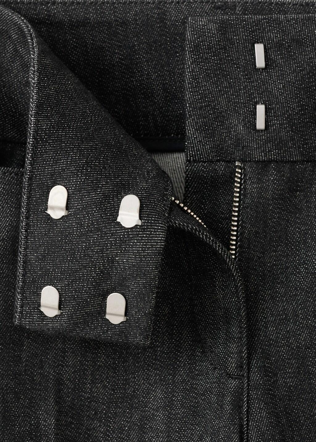 Black Mid-Rise Flared Jeans, 0201_99, medium