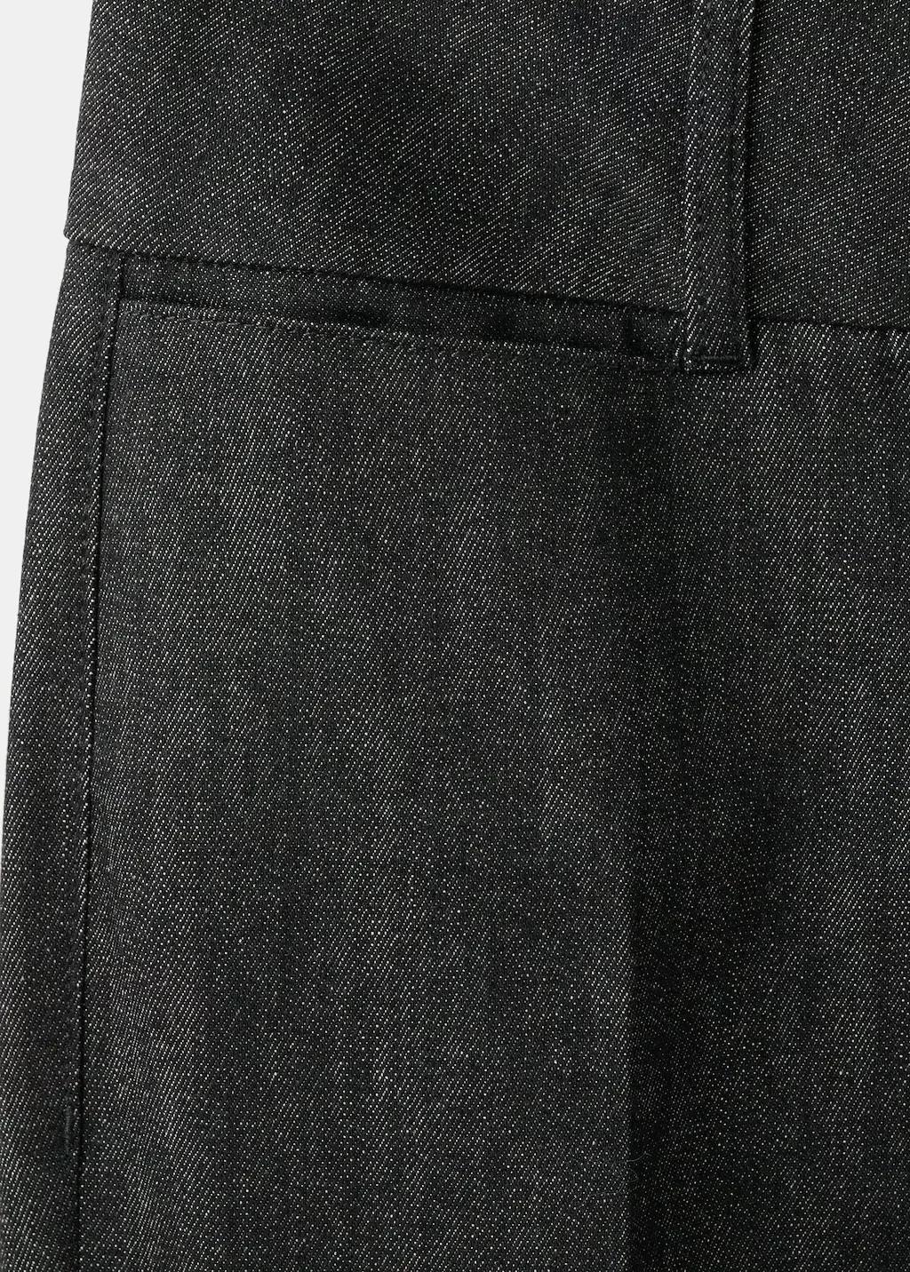 Black Mid-Rise Flared Jeans, 0201_99, large image number 4