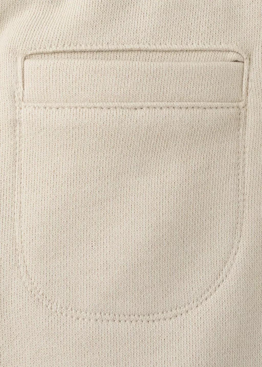 Beige Jogger Trousers With Stitch Detail, Light Pastel Brown, large image number 2