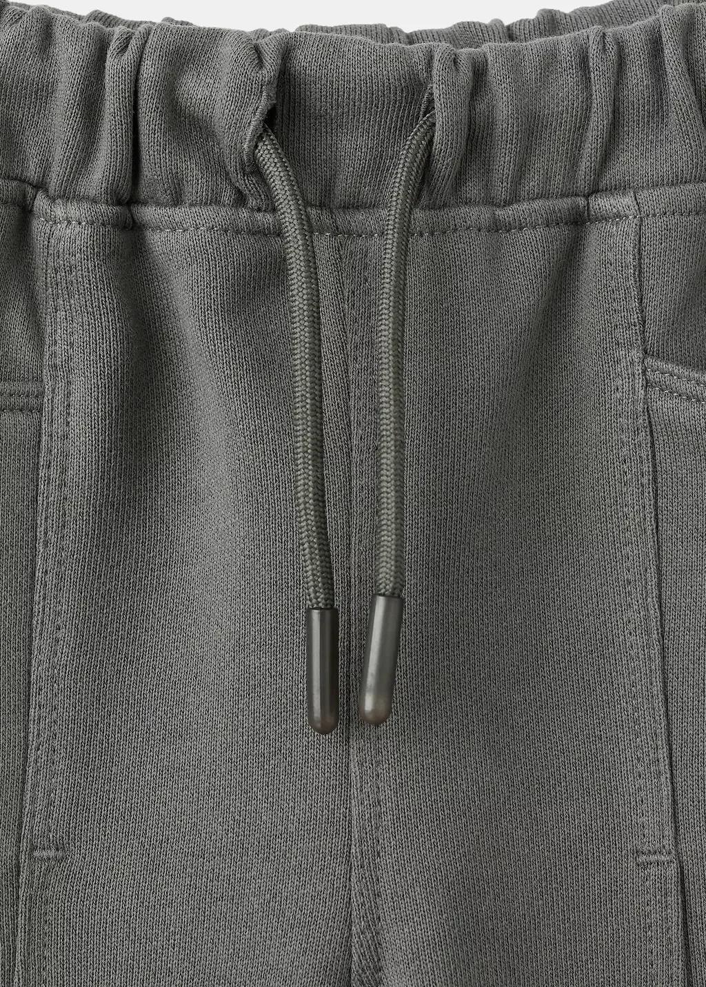 Grey Jogger Trousers With Stitch Detail, Kids Boys, Charcoal, large image number 1