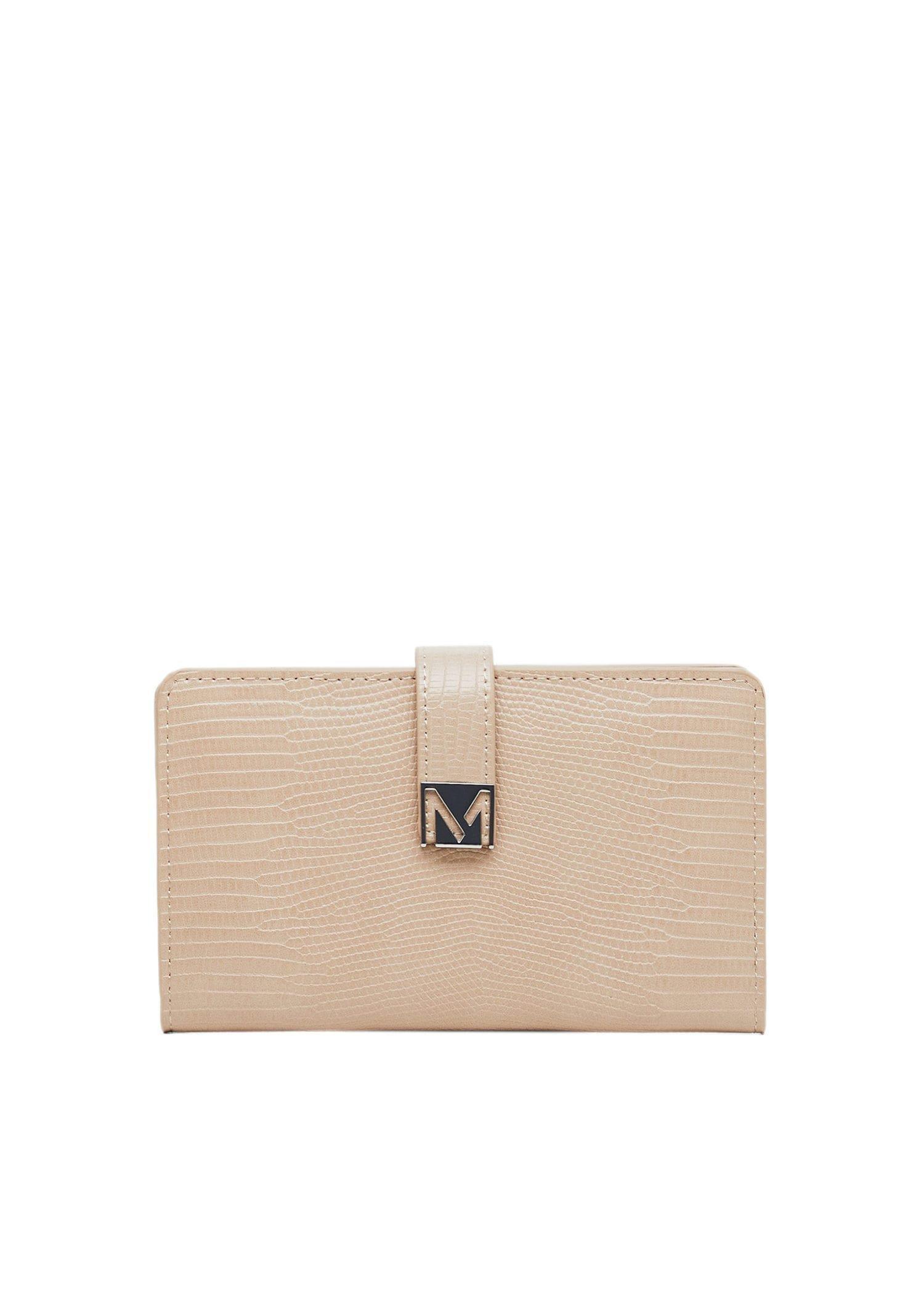 Pastel Pink Snake Effect Wallet, , large image number 0