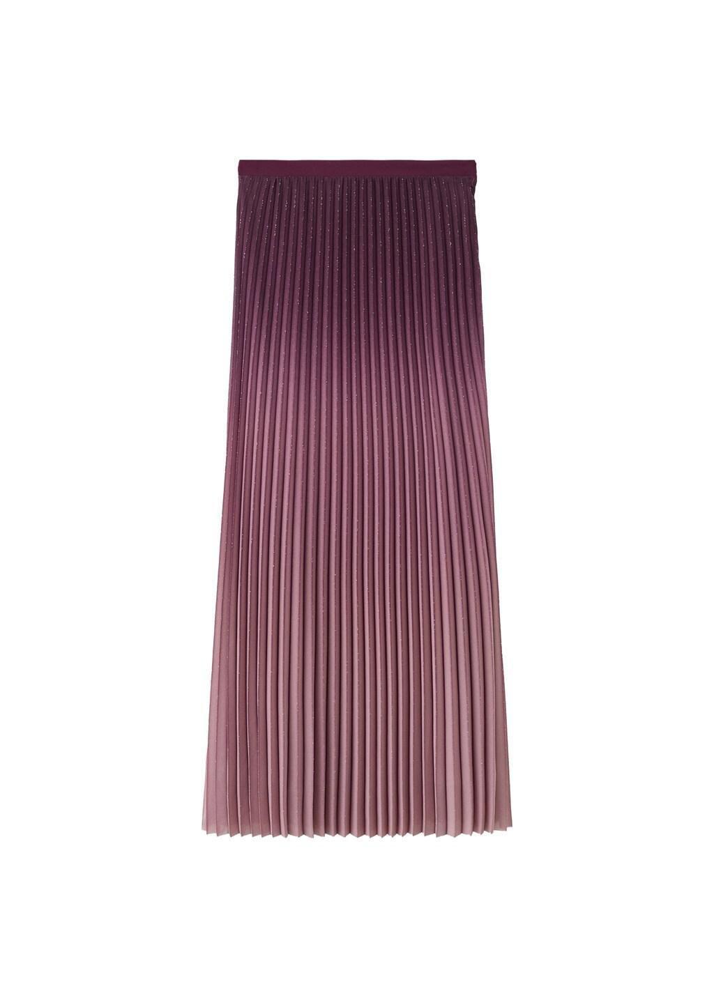 Purple Lt Pastel Pleated Flared Skirt, Light-Pastel Purple, large image number 6