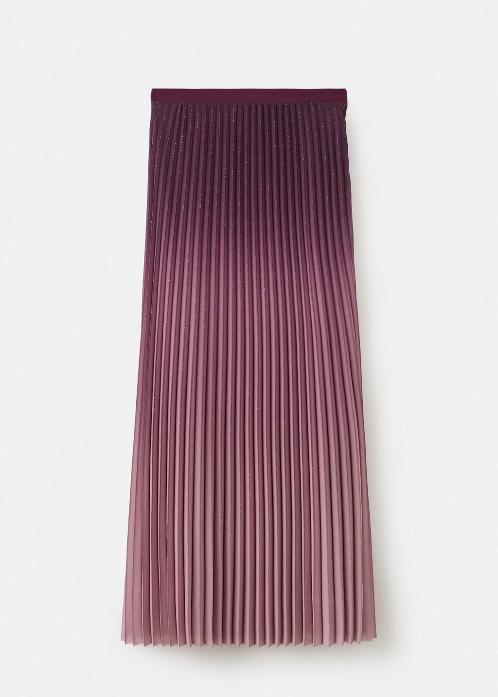 Purple Lt Pastel Pleated Flared Skirt, Light-Pastel Purple, large image number 7