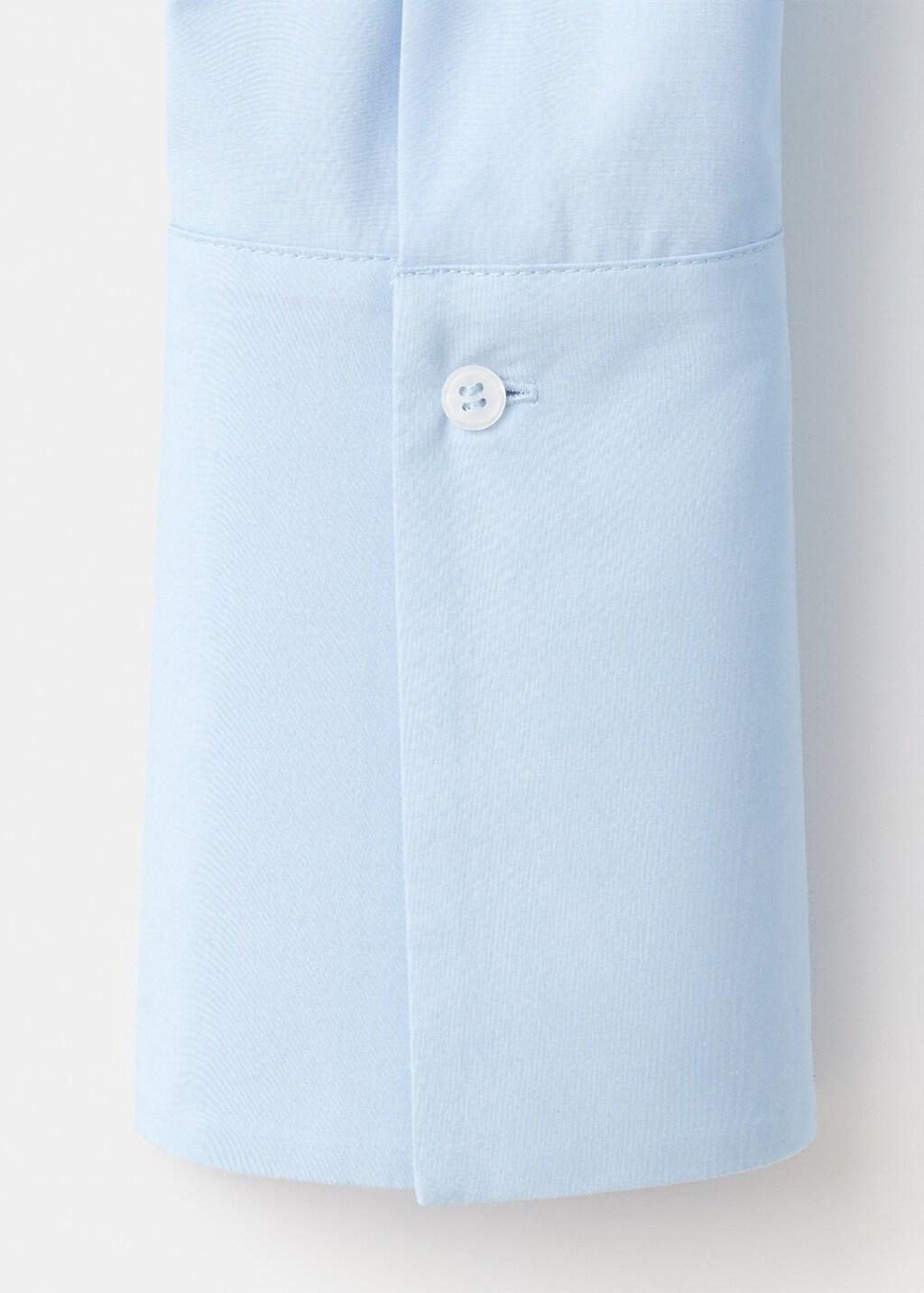 Blue Floral Embroidered Shirt, Light-Pastel Blue, large image number 5