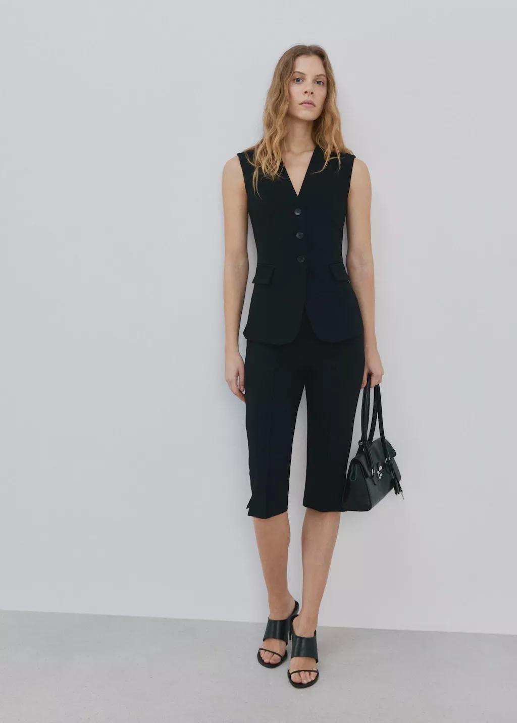 Black Biker Leggings, 0201_99, large image number 0