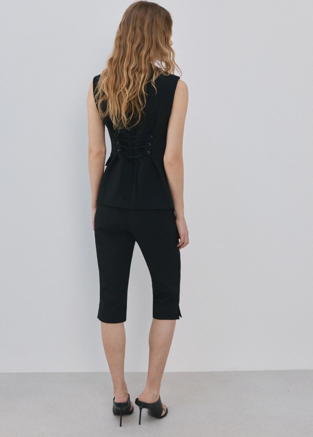 Black Biker Leggings, 0201_99, large image number 2