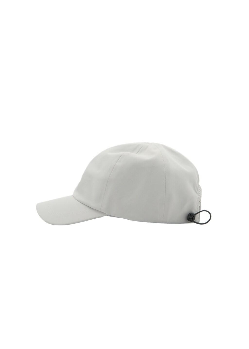 White Water-Repellent Cap With Coolmax Technology, Natural White, large image number 3