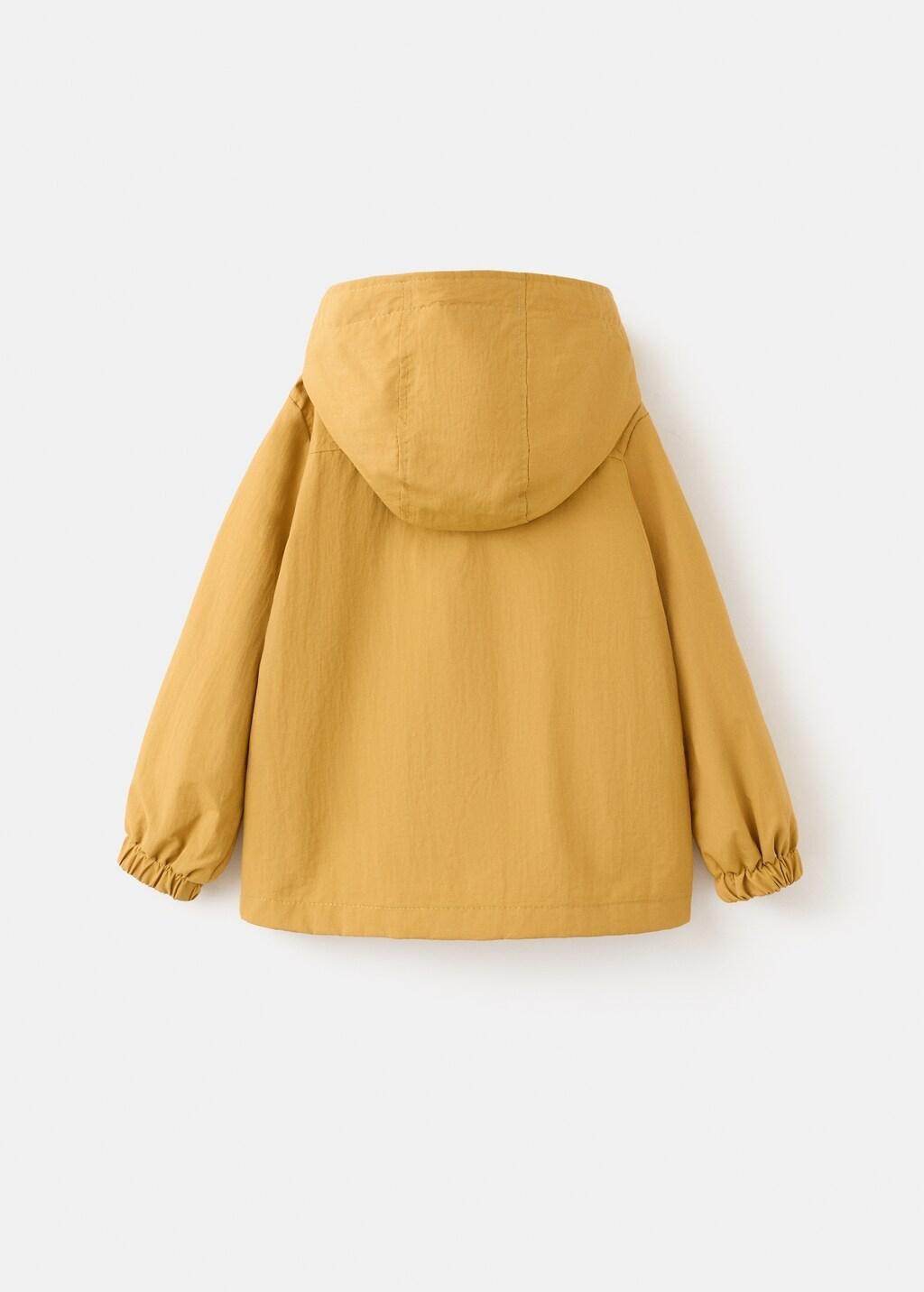 Yellow Hooded Parka, Baby Boy, Dark Yellow, medium