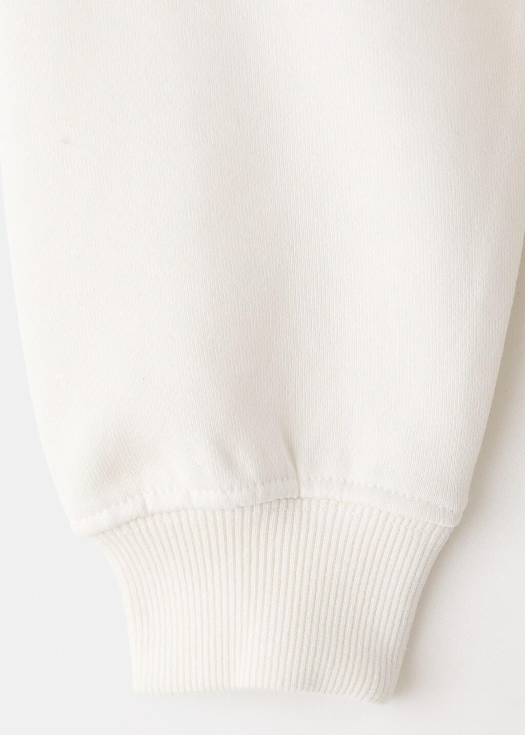 White Printed Sonic Sweatshirt, Kids Boys, Natural White, large image number 0