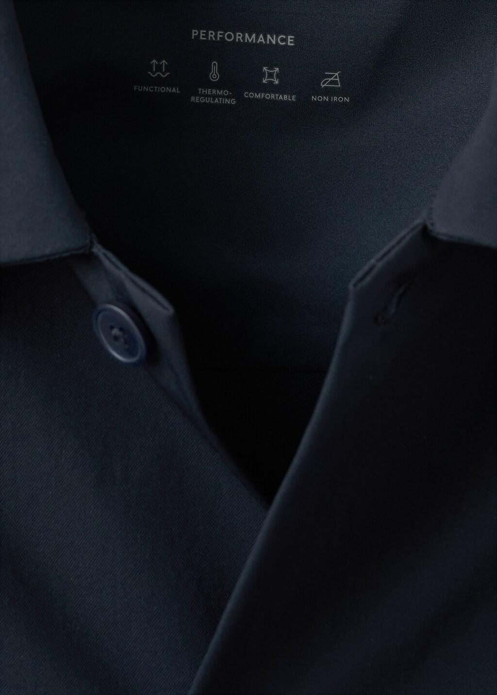 Navy Non-Iron Overshirt Pocket, Navy, large image number 1