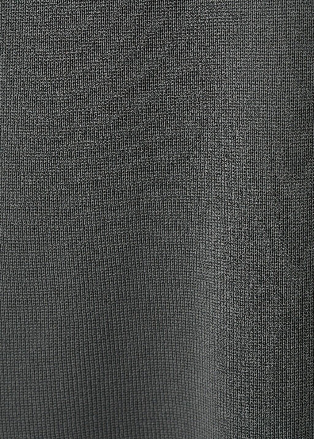 DARK GREY Comfort stretch zip polo, Dark Grey, large image number 5