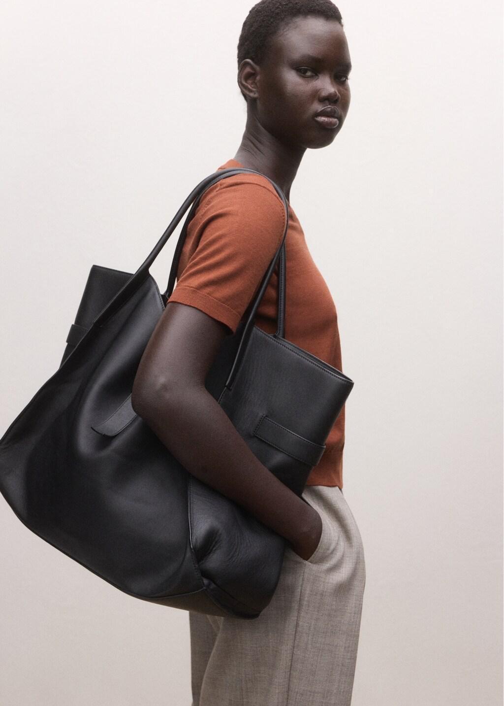 Orange Wool Short-Sleeved Sweater, Rust - Copper, large image number 3