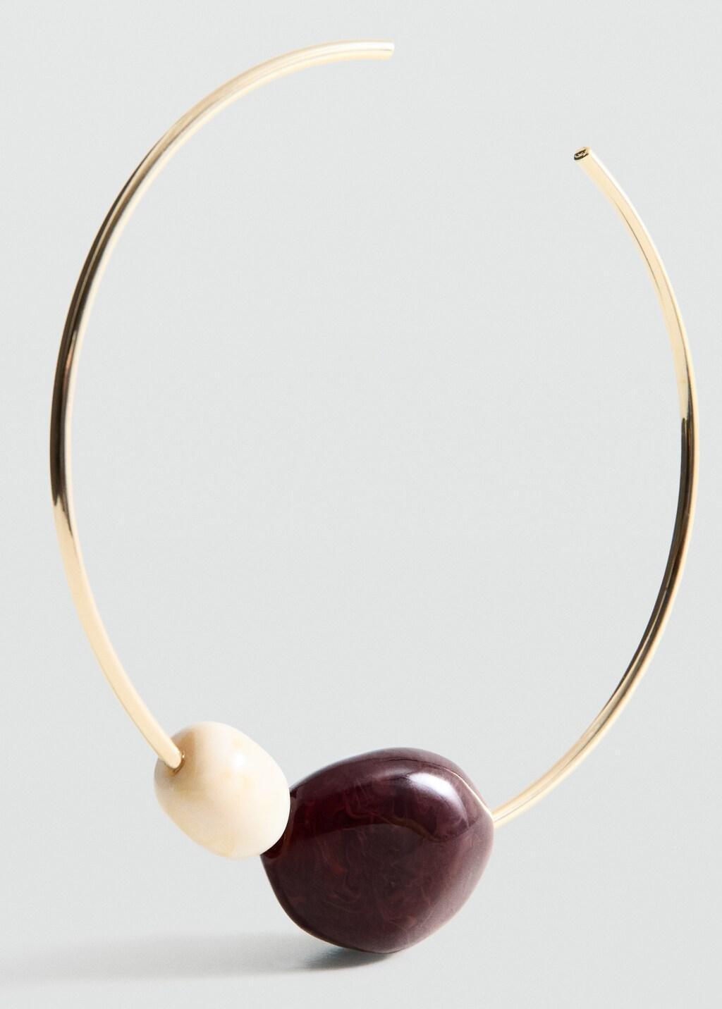 GOLD Beaded rigid collar, 0201_OR, large image number 1