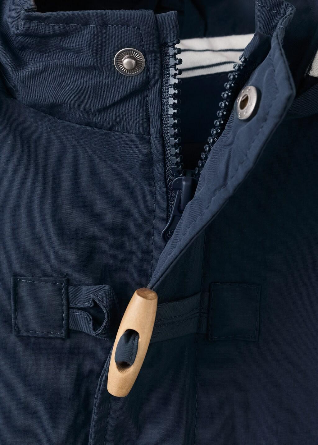 Navy Hooded Parka, Baby Boy, Navy, large image number 0