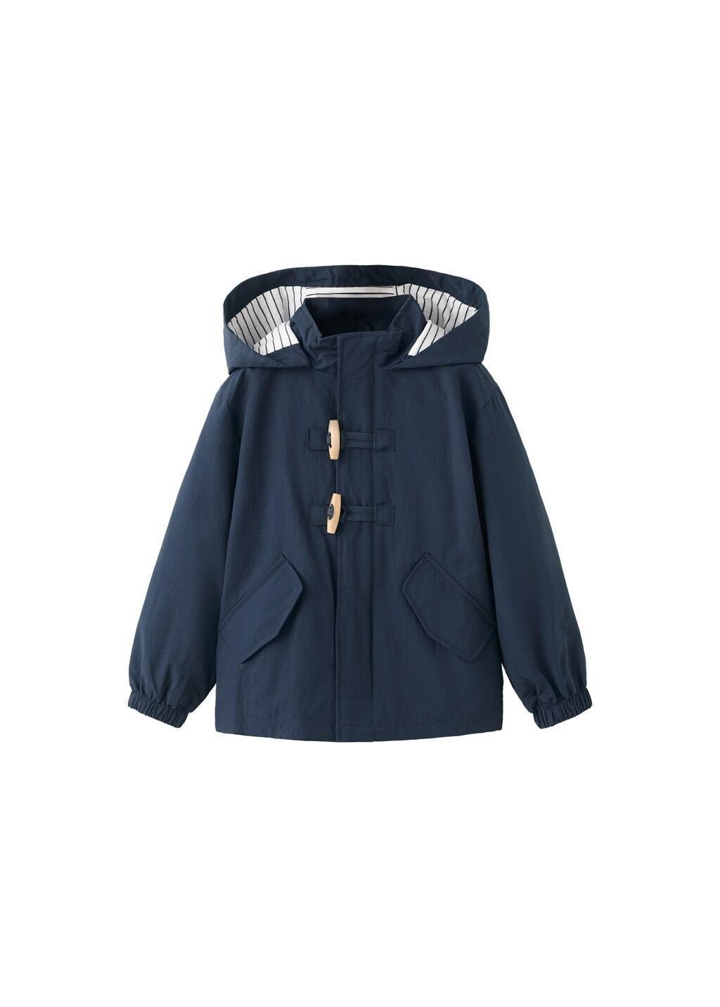Navy Hooded Parka, Baby Boy, Navy, large image number 3