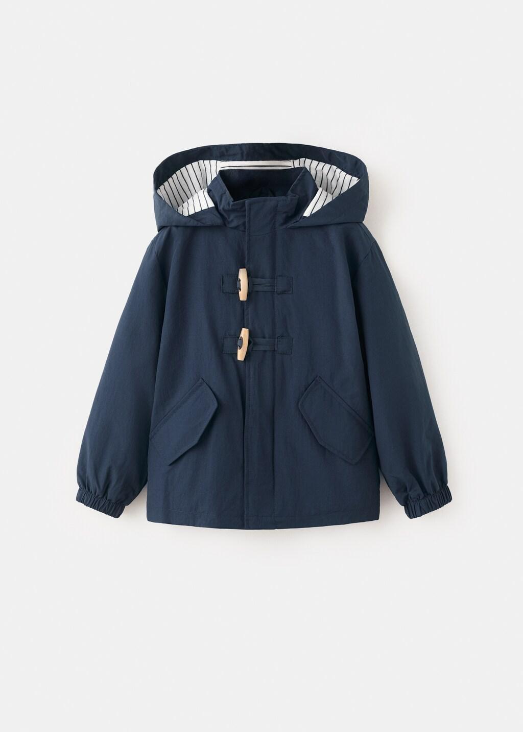 Navy Hooded Parka, Baby Boy, Navy, large image number 4