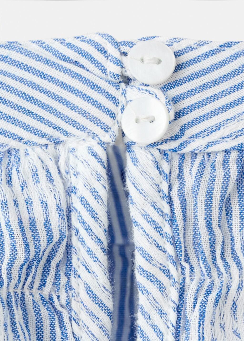 LT-PASTEL BLUE Floral embroidery blouse, Kids Girl, Light-Pastel Blue, large image number 2