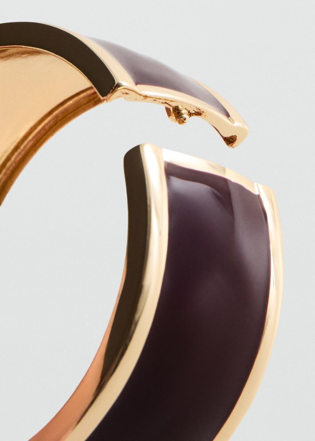 Gold Rigid Volume Bracelet, Gold, medium