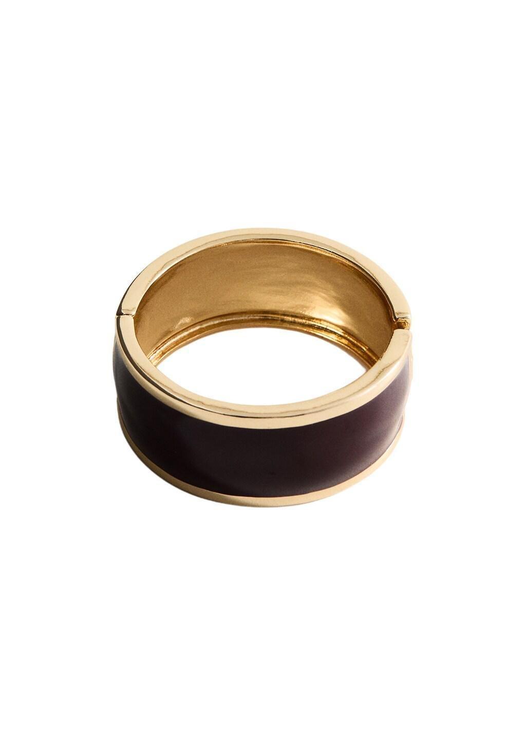 Gold Rigid Volume Bracelet, Gold, large image number 3