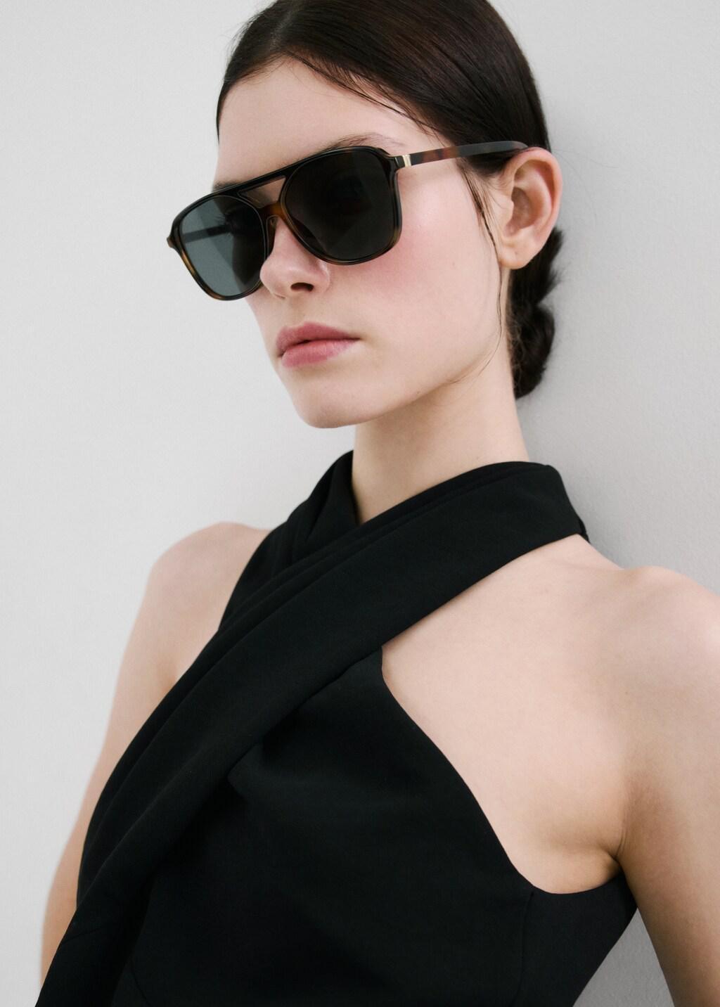 Black Belt Wrap Jumpsuit, Black, large image number 4