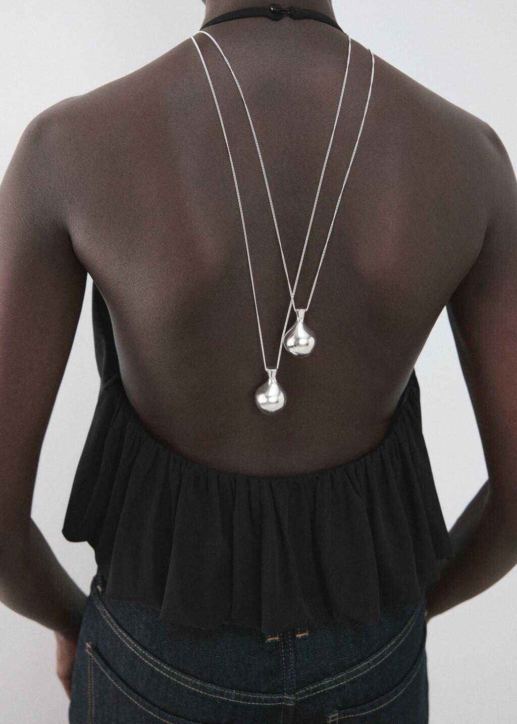 Black Halter Balloon Effect Body, Black, large image number 5