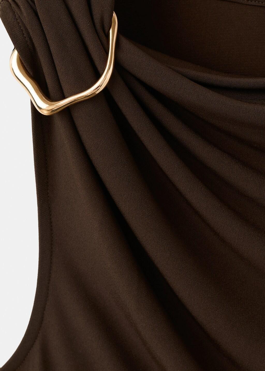 Brown Metal Detail Top, 0201_30, medium