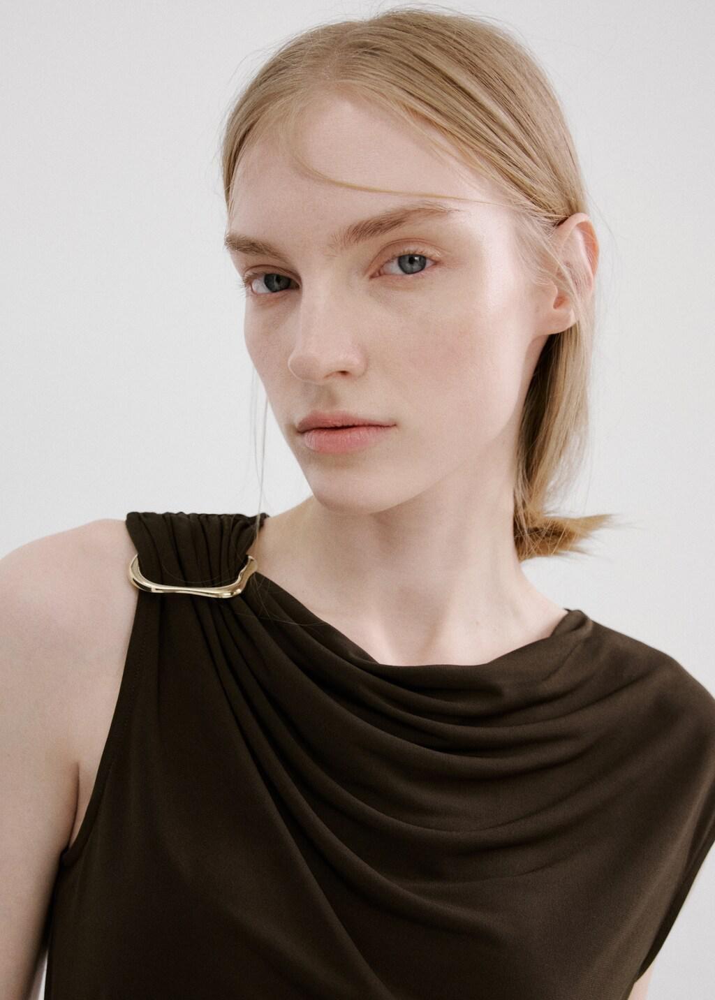 Brown Metal Detail Top, 0201_30, large image number 5