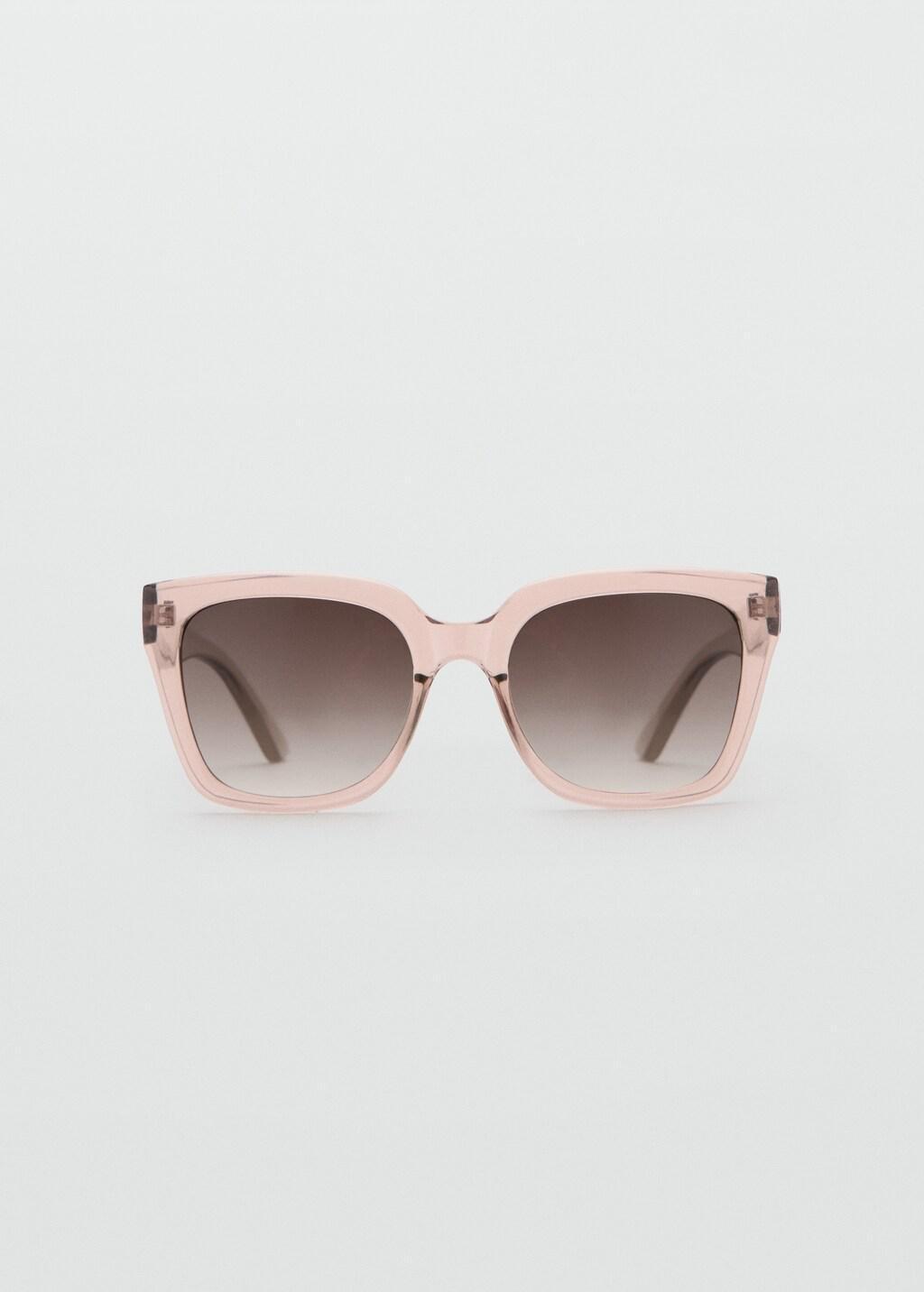 Orange Lt Pastel Squared Frame Sunglasses, Light-Pastel Orange, large image number 3