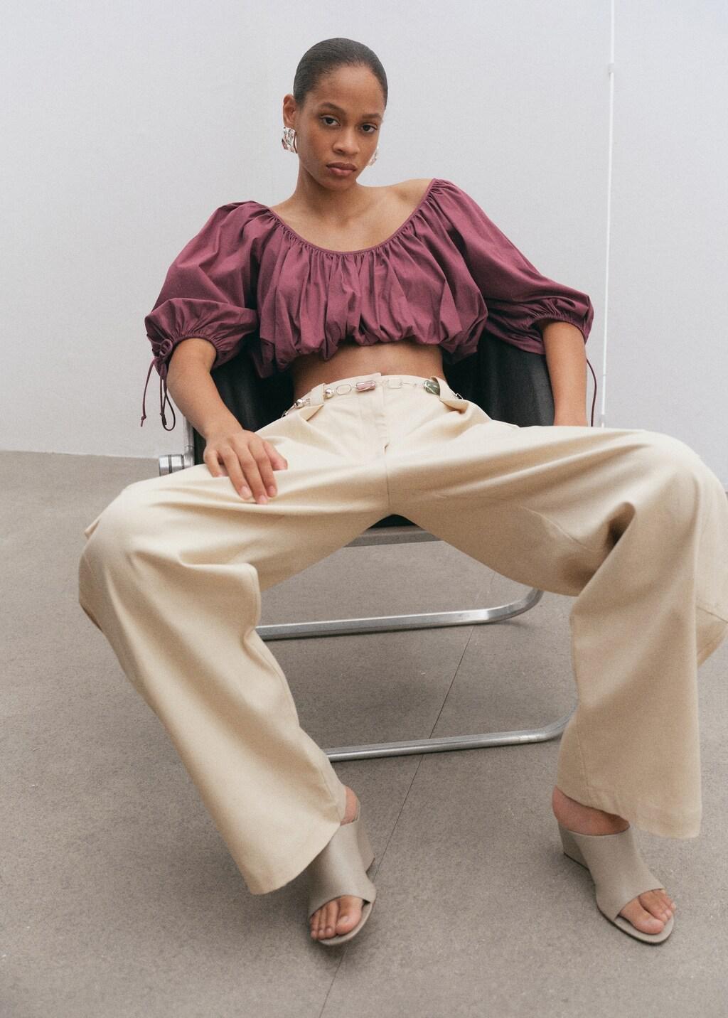 Grey Leather Wedge-Heel Sandals, Grey, large image number 0