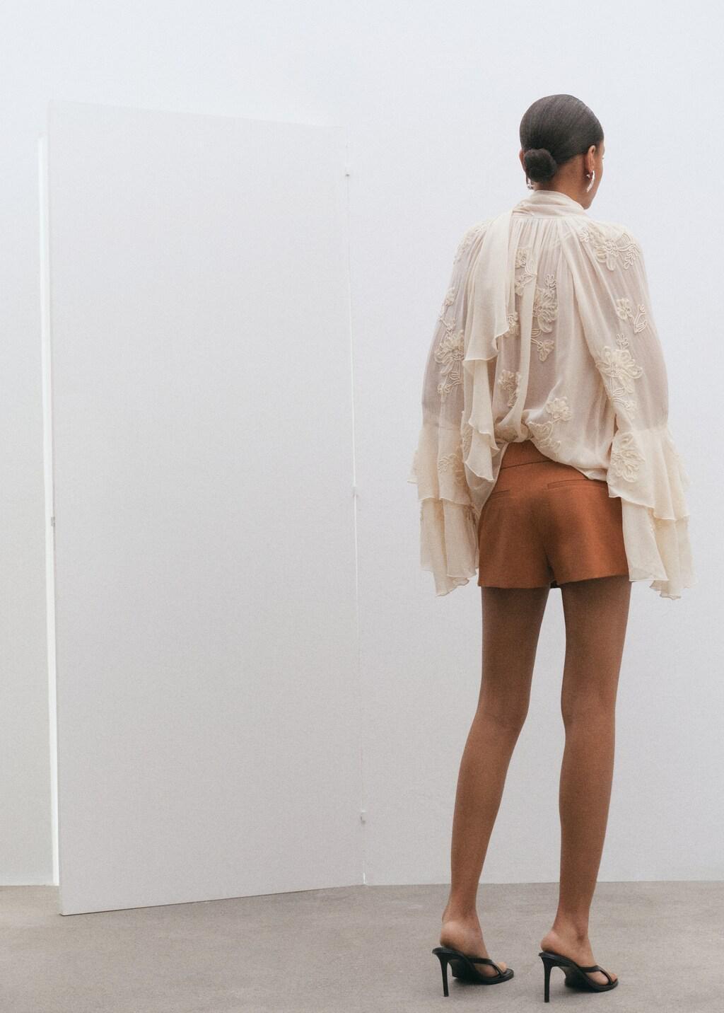 Pink Lt Pastel Mini-Skirt With Pleats, Light-Pastel Pink, medium