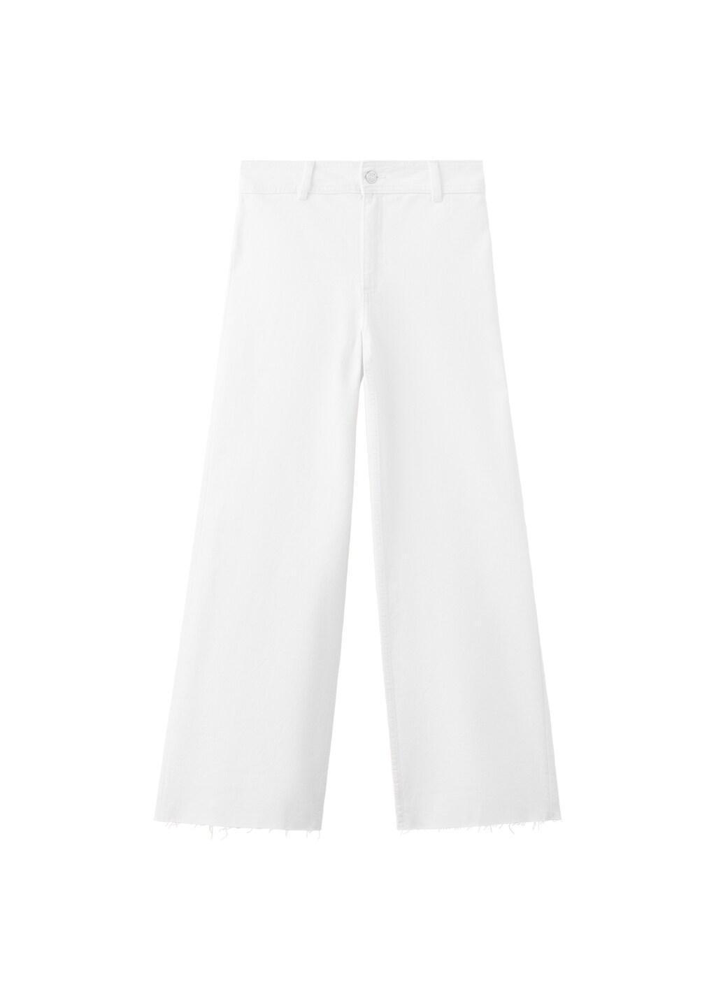 WHITE Catherin culotte high-rise jeans, White, large image number 8