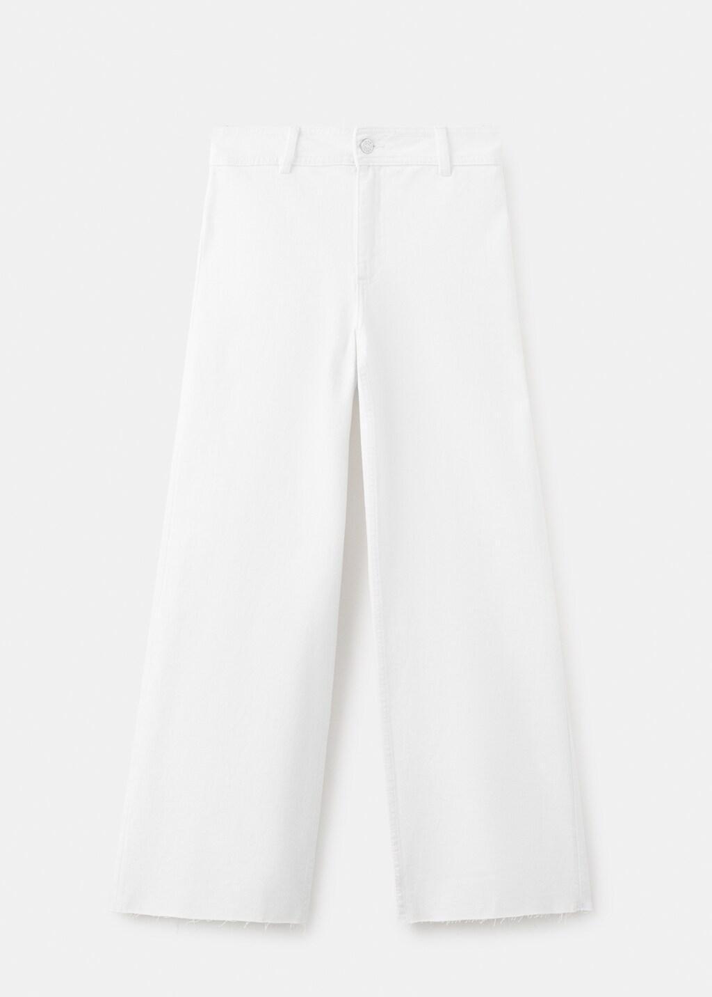 WHITE Catherin culotte high-rise jeans, White, large image number 9