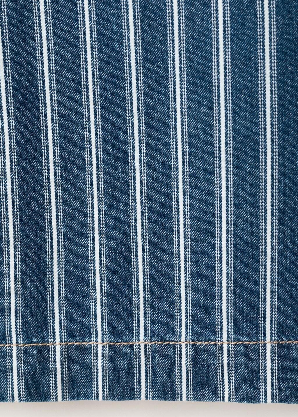 Blue Striped Jeans, Medium Blue, large image number 5