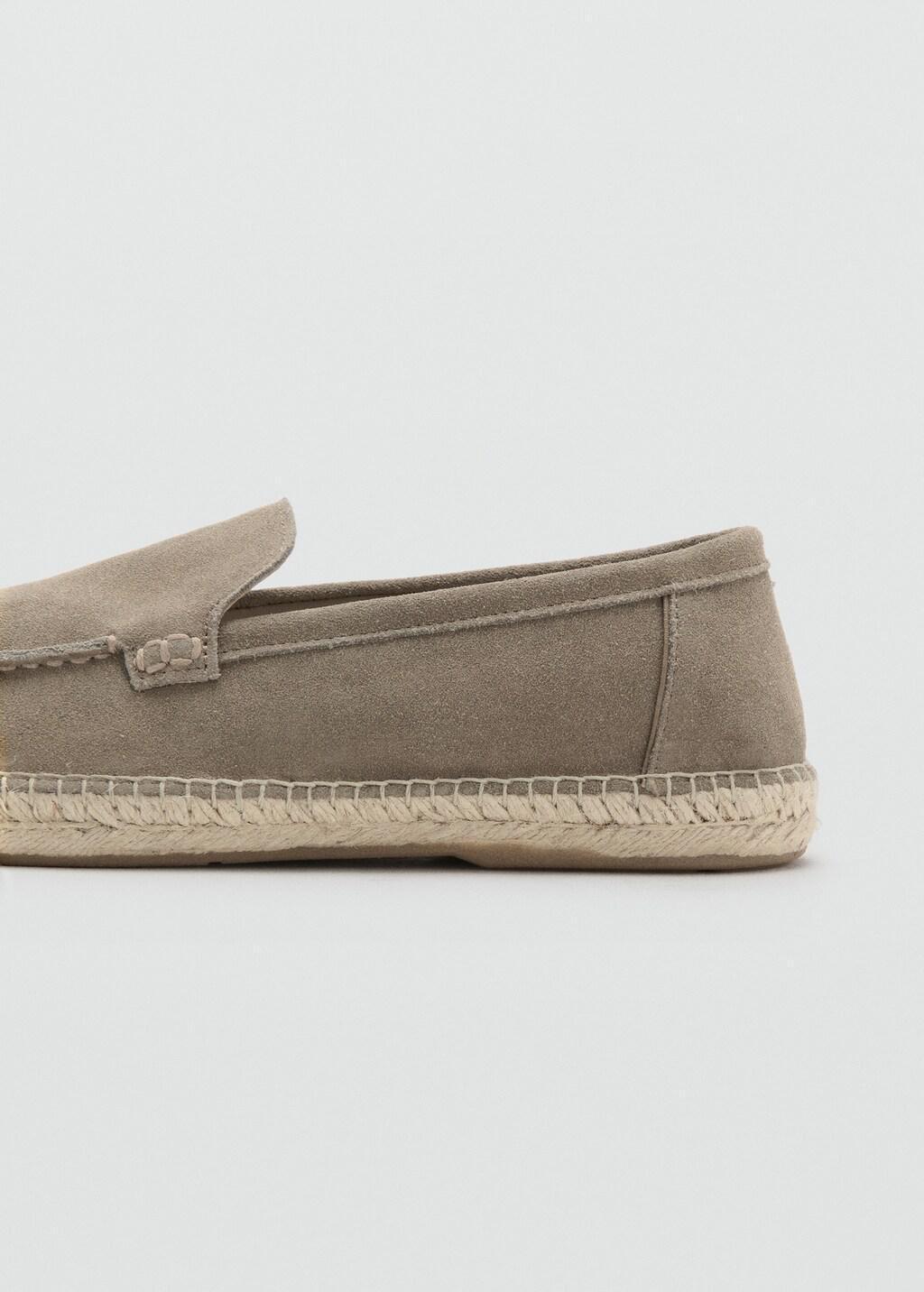 Brown Jute Leather Shoe, 0201_35, large image number 1