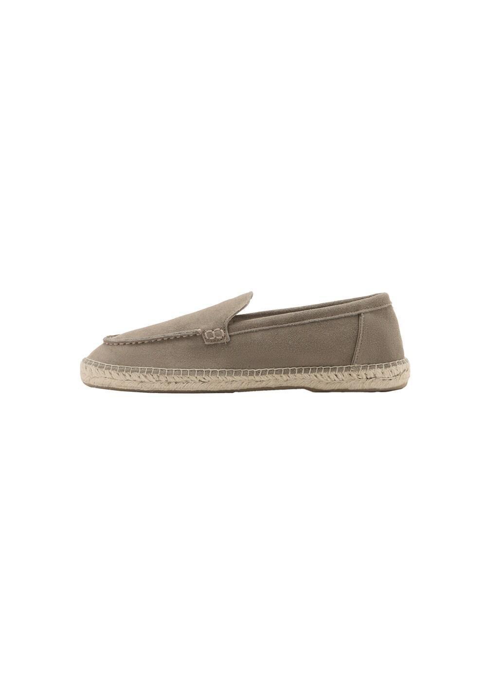 Brown Jute Leather Shoe, 0201_35, large image number 2