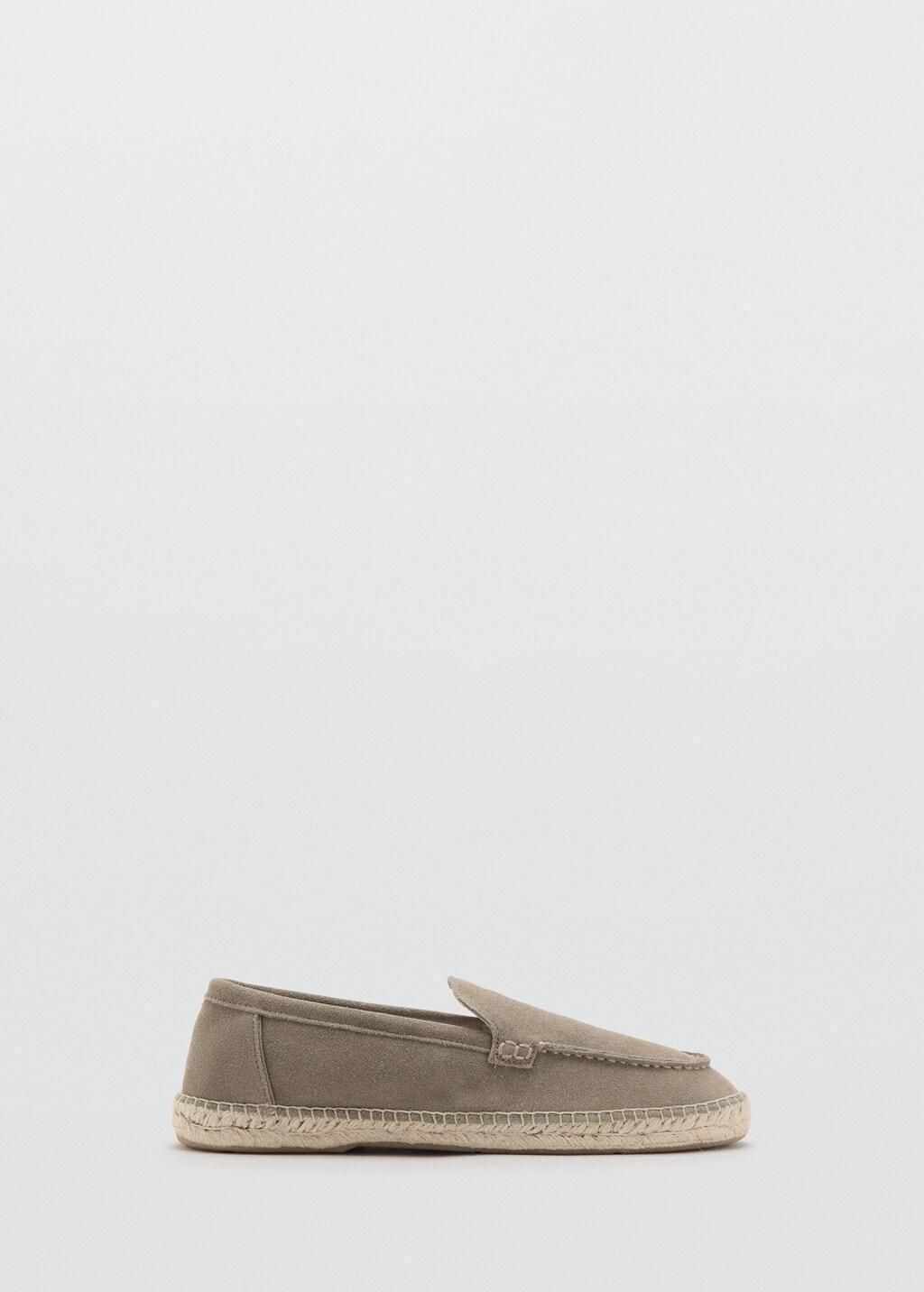 Brown Jute Leather Shoe, 0201_35, large image number 3