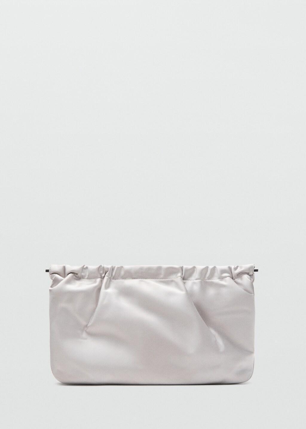 LT PASTEL GREY Satin handbag, 0201_90, large image number 4