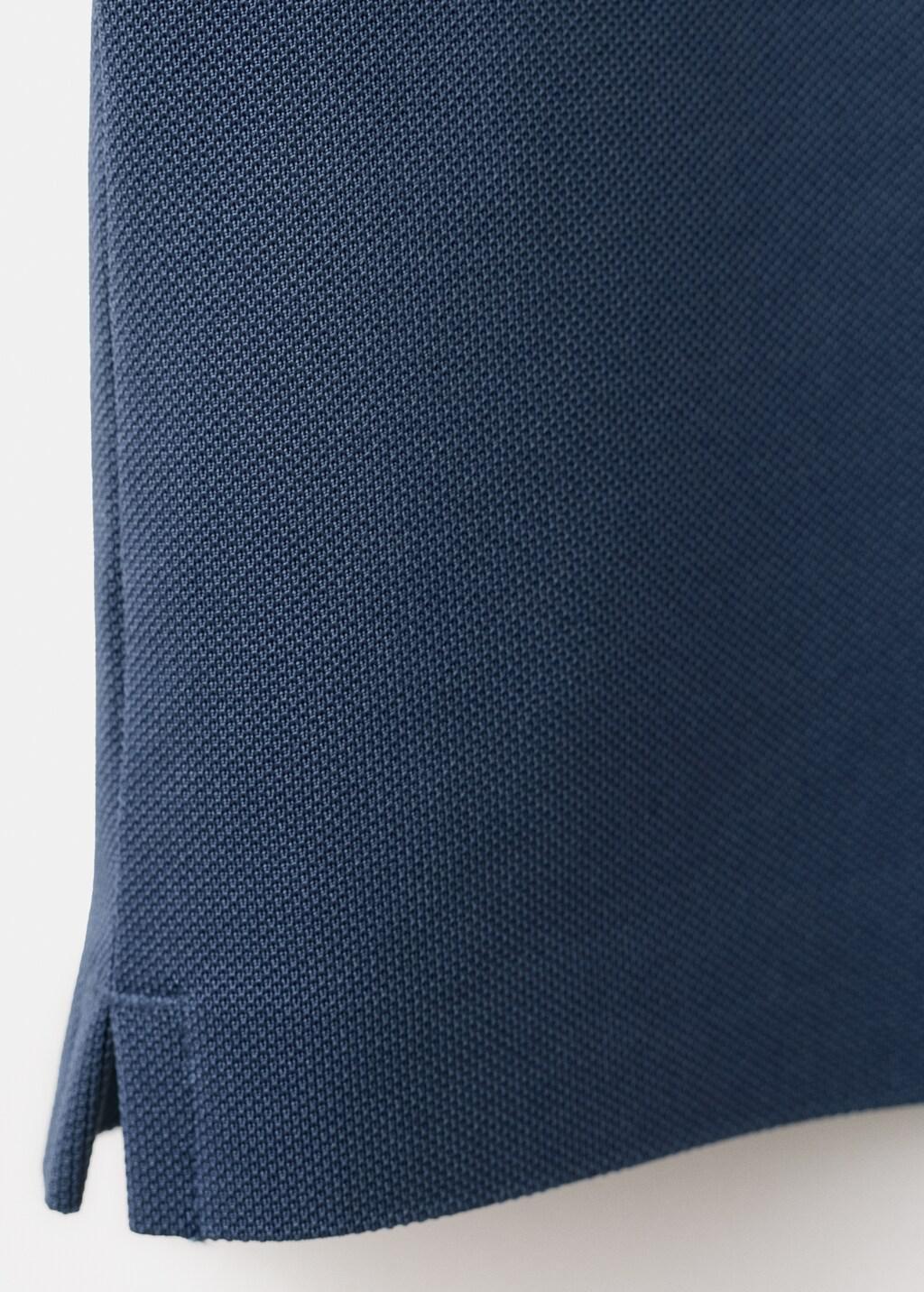 Blue Coolmax Slim Fit Polo Shirt, Medium Blue, large image number 5