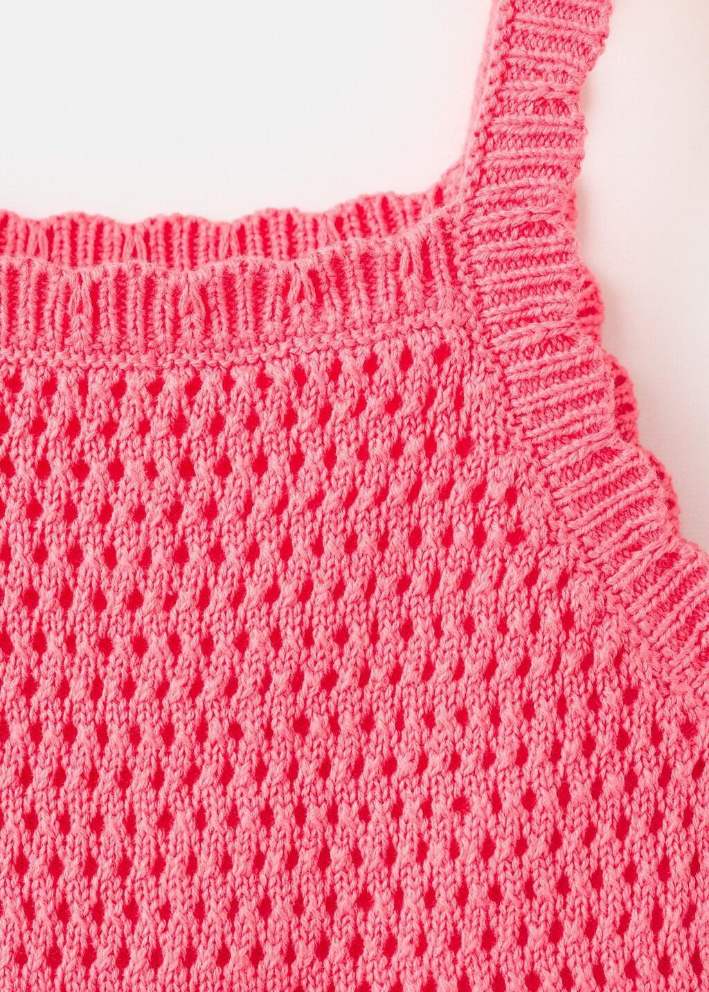 MEDIUM PINK Crochet top, Kids Girl, 0201_89, large image number 1
