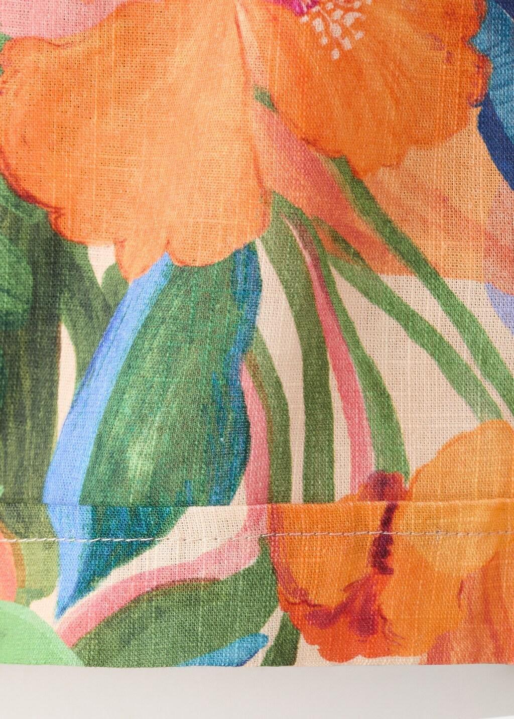ORANGE Tropical-print shorts, Kids Girl, 0201_20, large image number 5