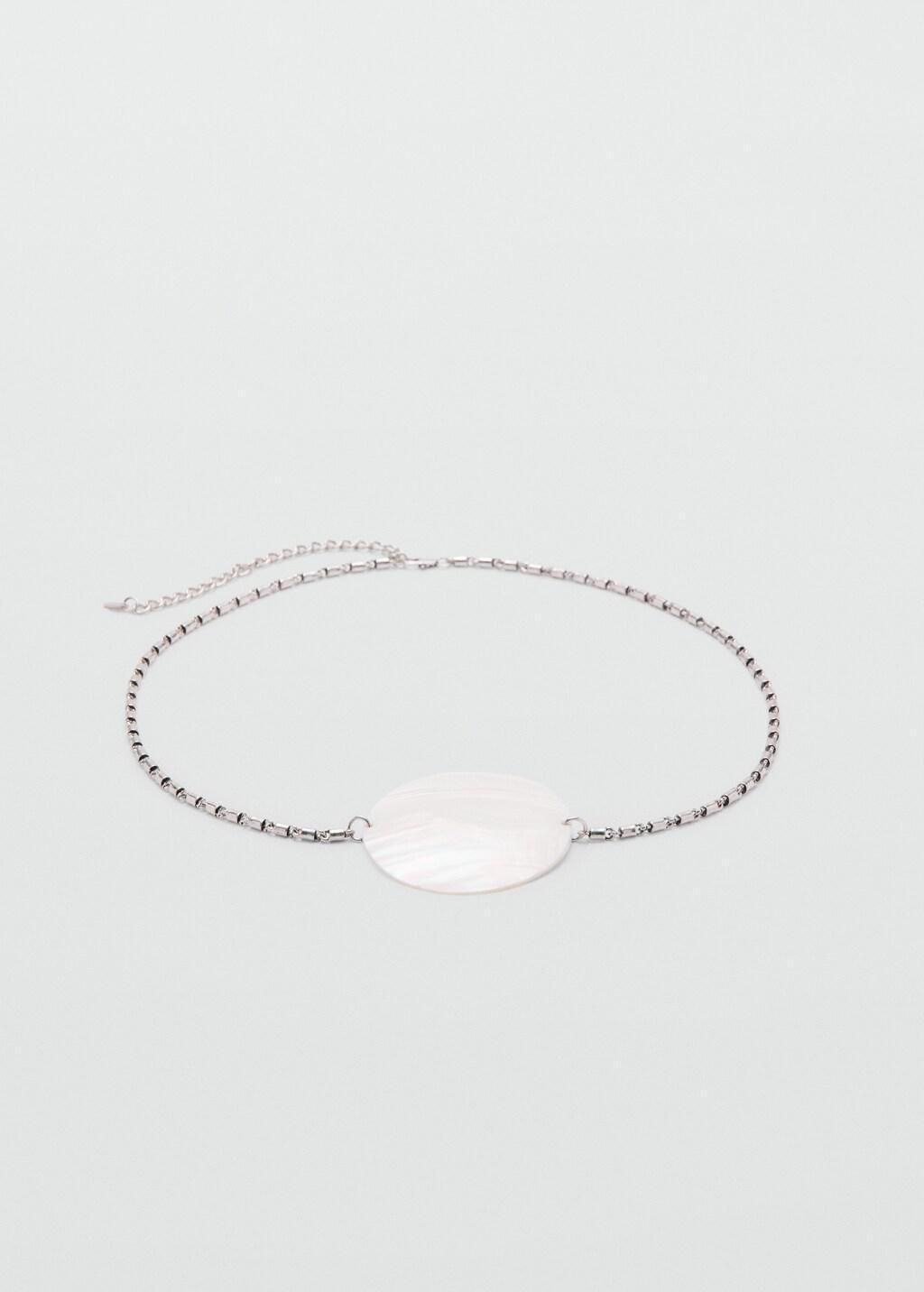 Silver Shell Chain Belt, Silver, large image number 4