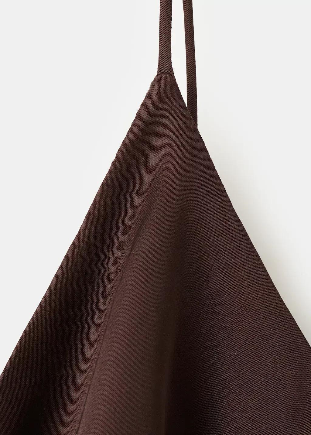 Brown Long Jumpsuit With V-Neck, 0201_32, large image number 5