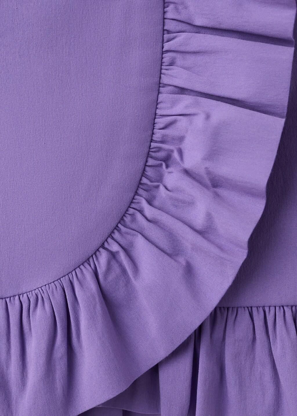 Purple Ruffled Short Skirt, Medium Purple, large image number 2