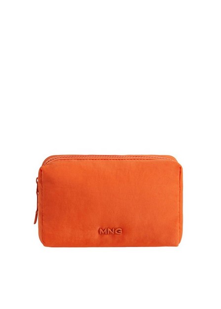 Mango - حقيبة ماكياج مع لوجو برتقالي