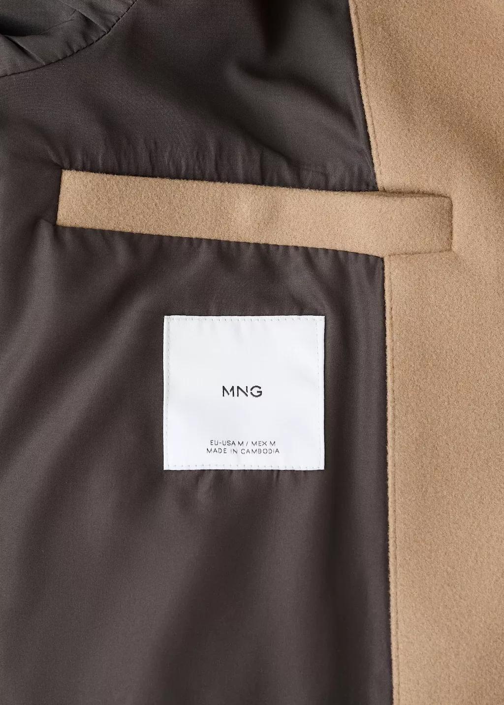 Brown Wool Coat With Hood, 0201_09, large image number 5